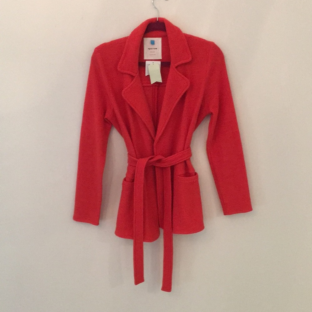 COPY - Anthropolgie Sparrow belted blazer sz S